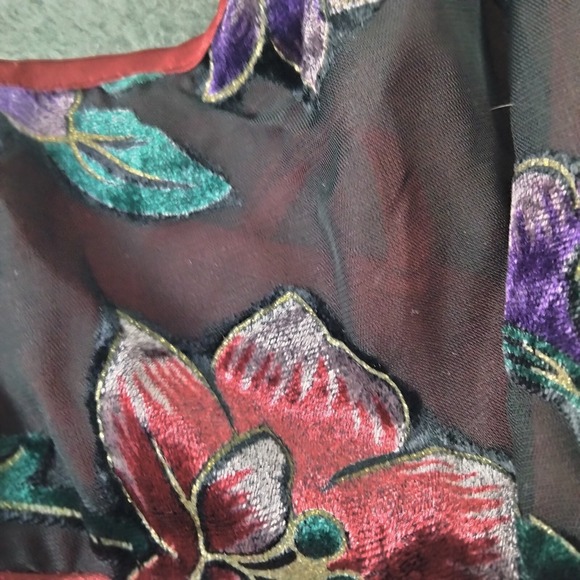 Vintage Y2K Secret Treasures Ballet‎ Gown Small Velour Satin Whimsigoth Fairy - Picture 9 of 15